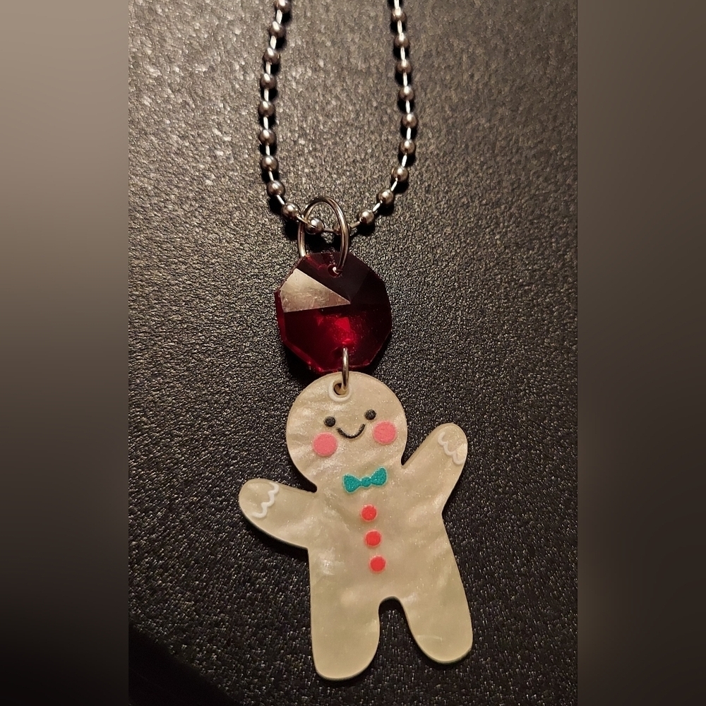 Hand Crafted Gingerbread Necklace